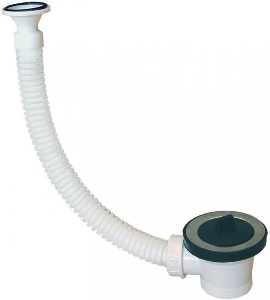 Sifon vertikalen Überlauf Edelstahlsieb Ablaufgarnitur Spülen Ablauf