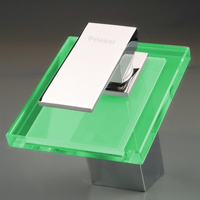 W1R WASCHTISCH WASSERFALL Waschbecken ARMATUR WASSERHAHN BAD Glas LED