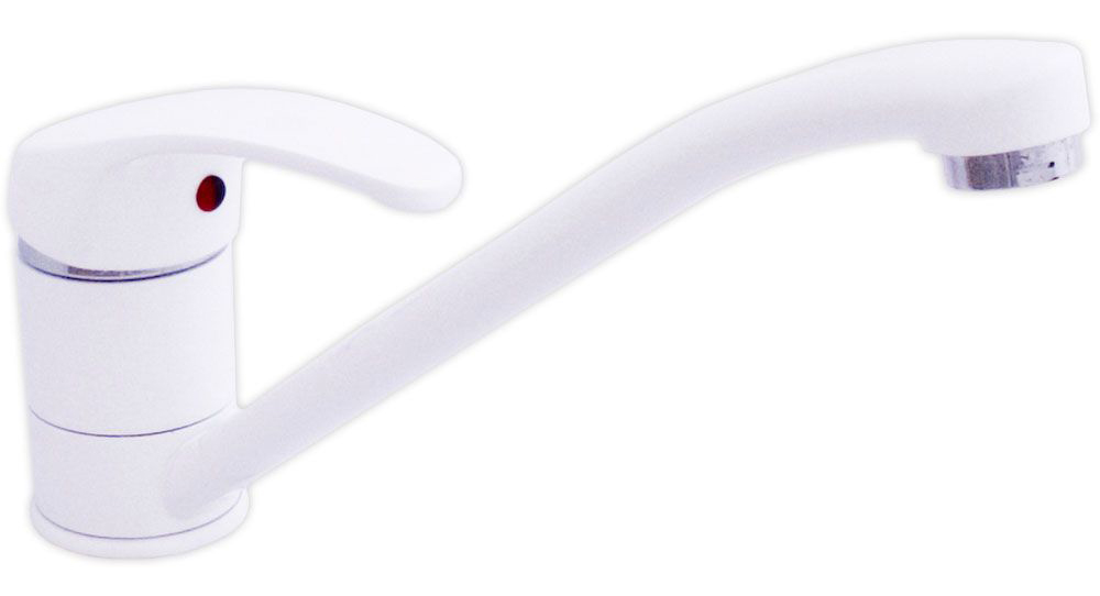 Küchenarmatur Mischbatterie weiß Küche Spüle Armatur Wasserhahn