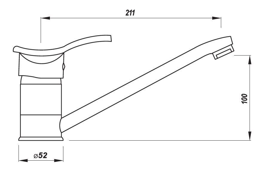 Hohe Profi Armatur Waschtisch Waschbecken Einhebelmischer Badarmatur
