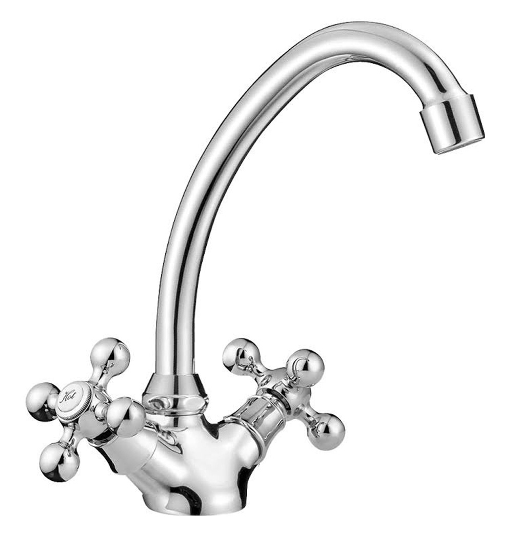 Küchenarmatur Mischbatterie Küche Keller Spüle Armatur Zweihandmischer