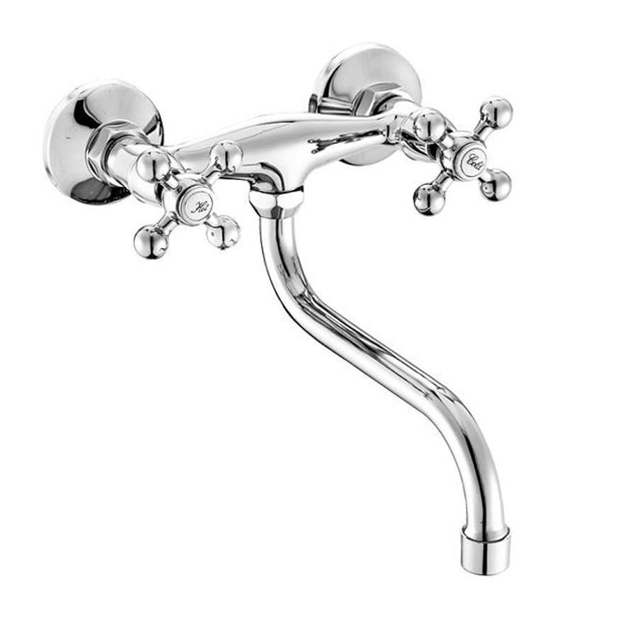 Wandarmatur Spültischarmatur Küchenarmatur Keller Nostalgie Armatur