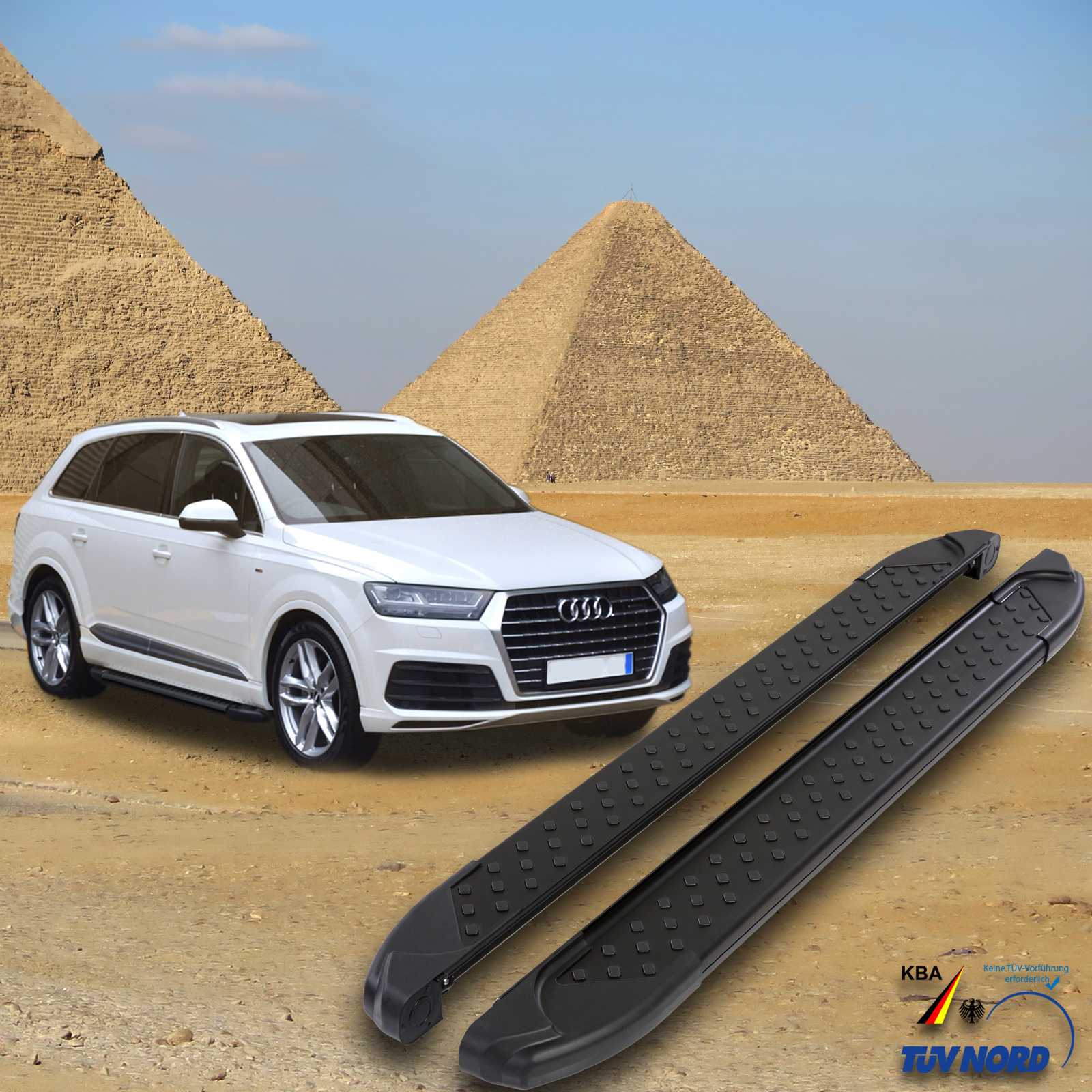 Trittbretter Passend Fur Audi Q7 4m Ab Bj 2015 Mit Tuv Abe