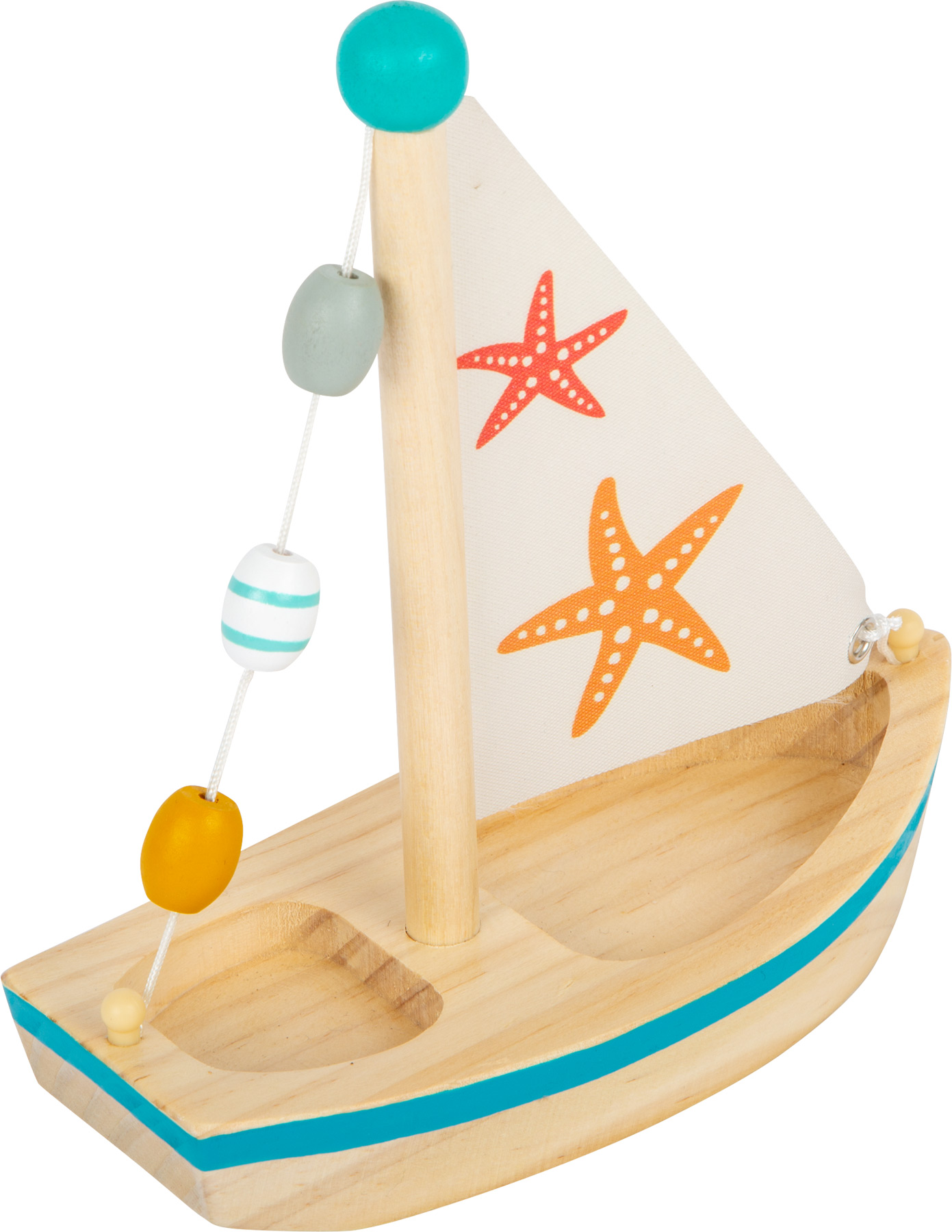 Badespaß aus Holz NEU!# Legler 11658 Segelboot "Seestern" Wasserspielzeug 
