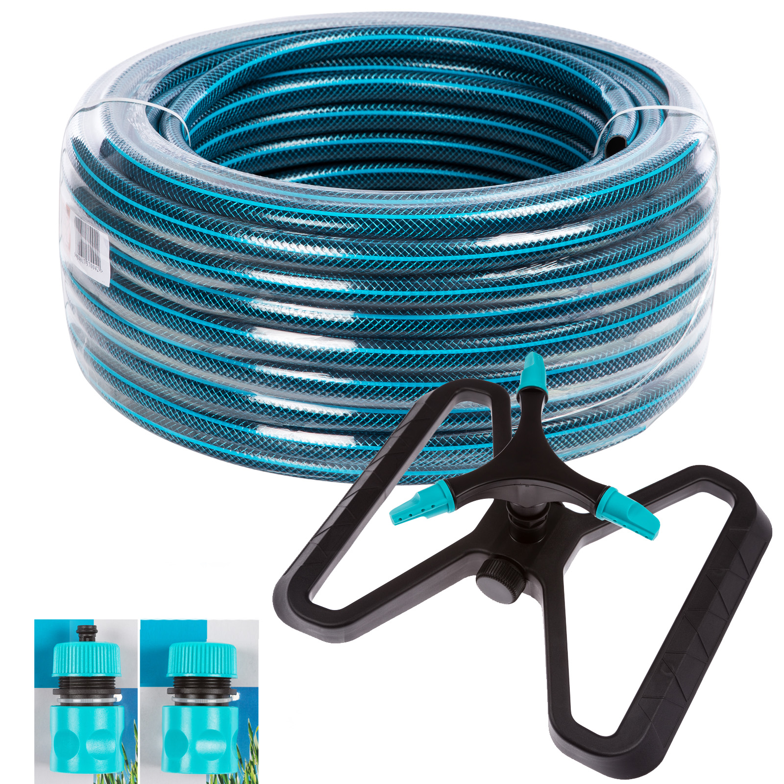 30M EXTREM Gartenschlauch 24 bar -10 bis +60°C / + Rasensprenger